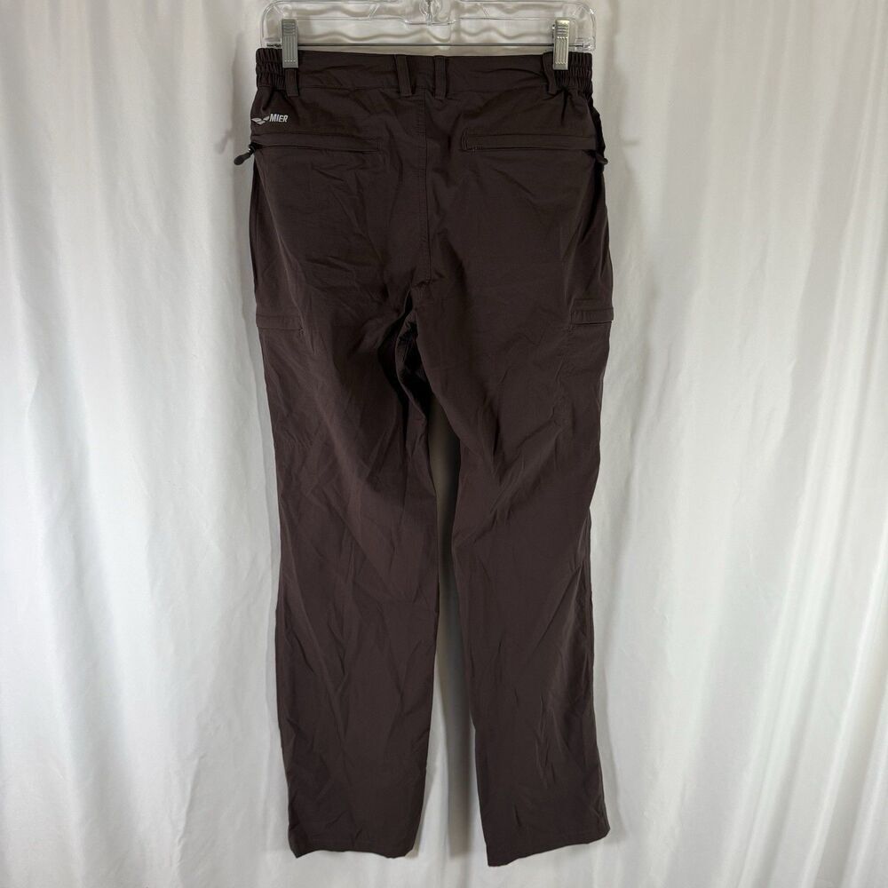 Mier Hiking Pants Women's 6 Purple Nylon Zip Cargo Pockets Button Zip - Picture 8 of 11